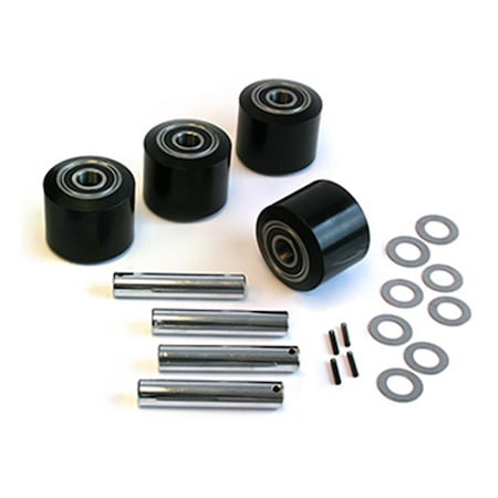 Excellent Appliances Little Mule Load Wheel Kit for Manual Pallet Jack - Black EX2583836